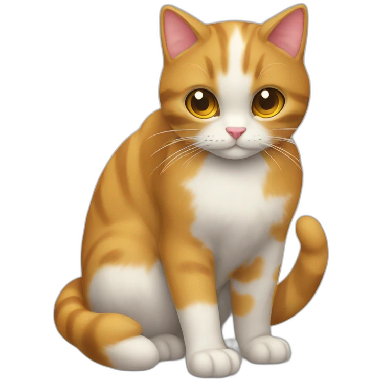 Gato fazendo um coração com as patas emoji
