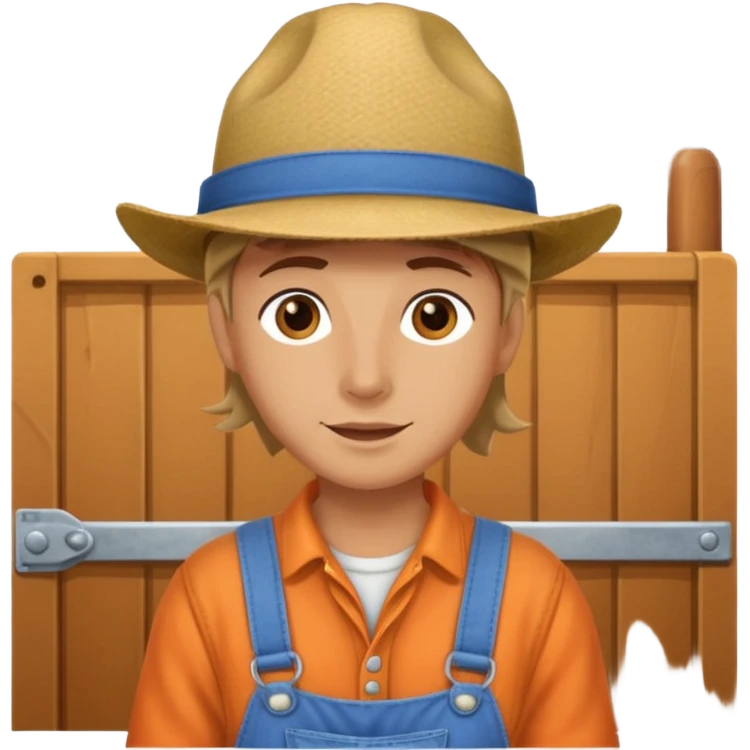 person who works in a horse stable emoji