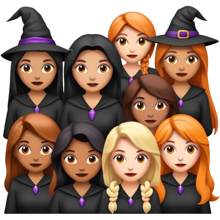 I need emoji pack withe the girls from the witches  emoji