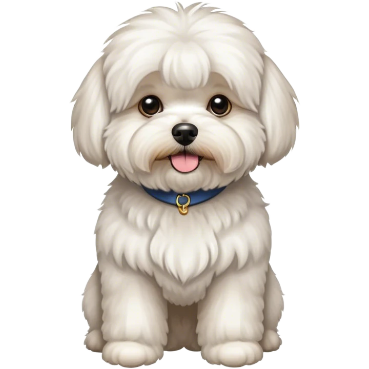 Bichon frise Lhasa apso mix emoji