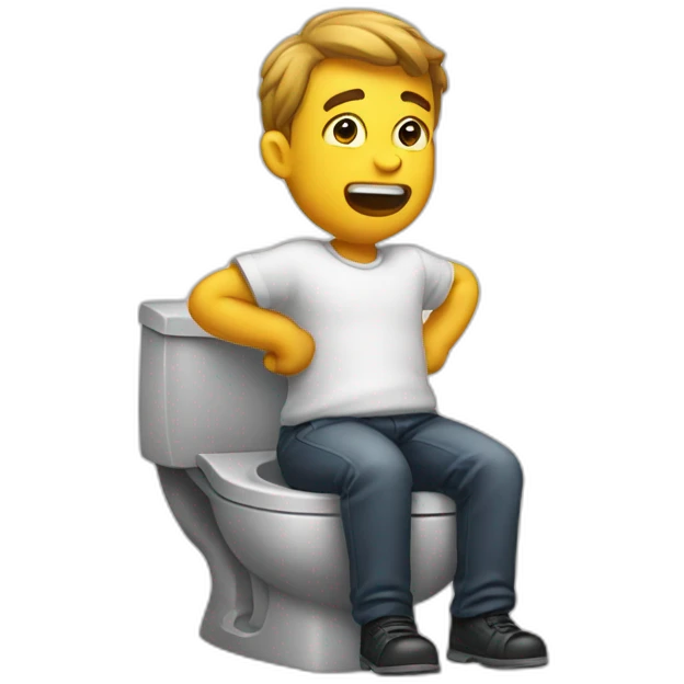Pooping guy emoji