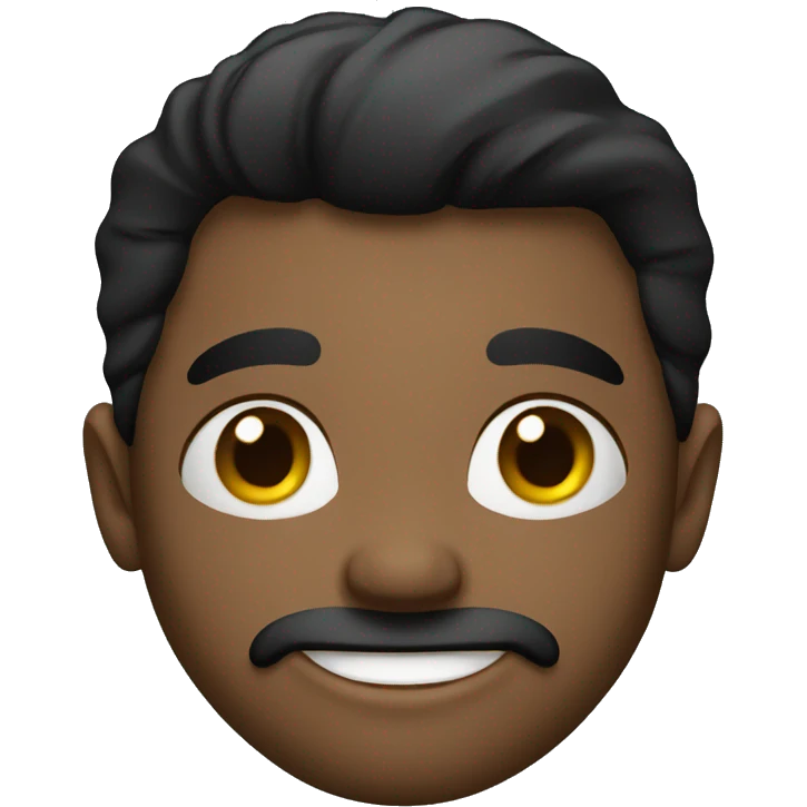 black smirk face emoji