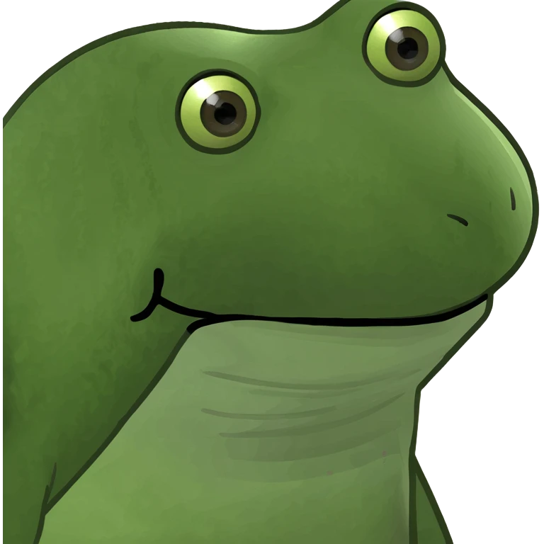 bufo making its way up a steep incline emoji