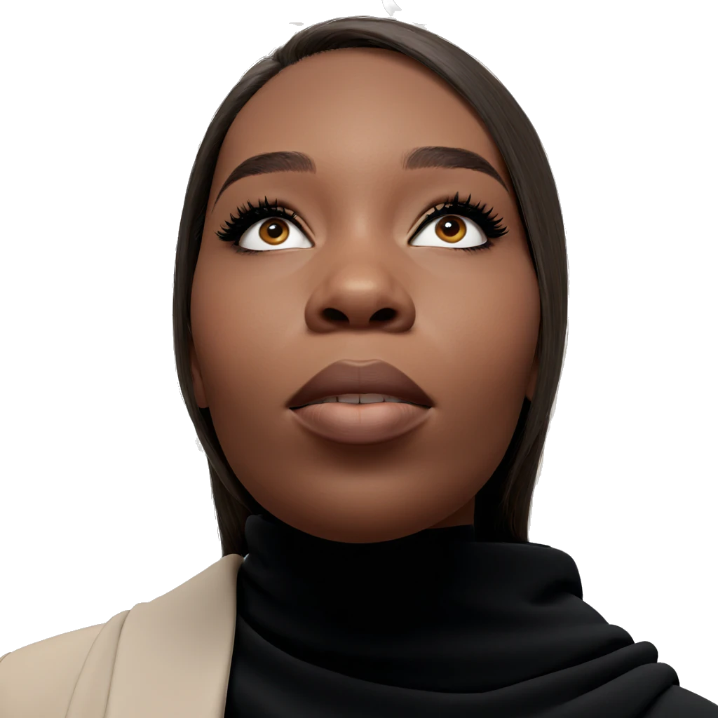 realistic portrait of girl emoji