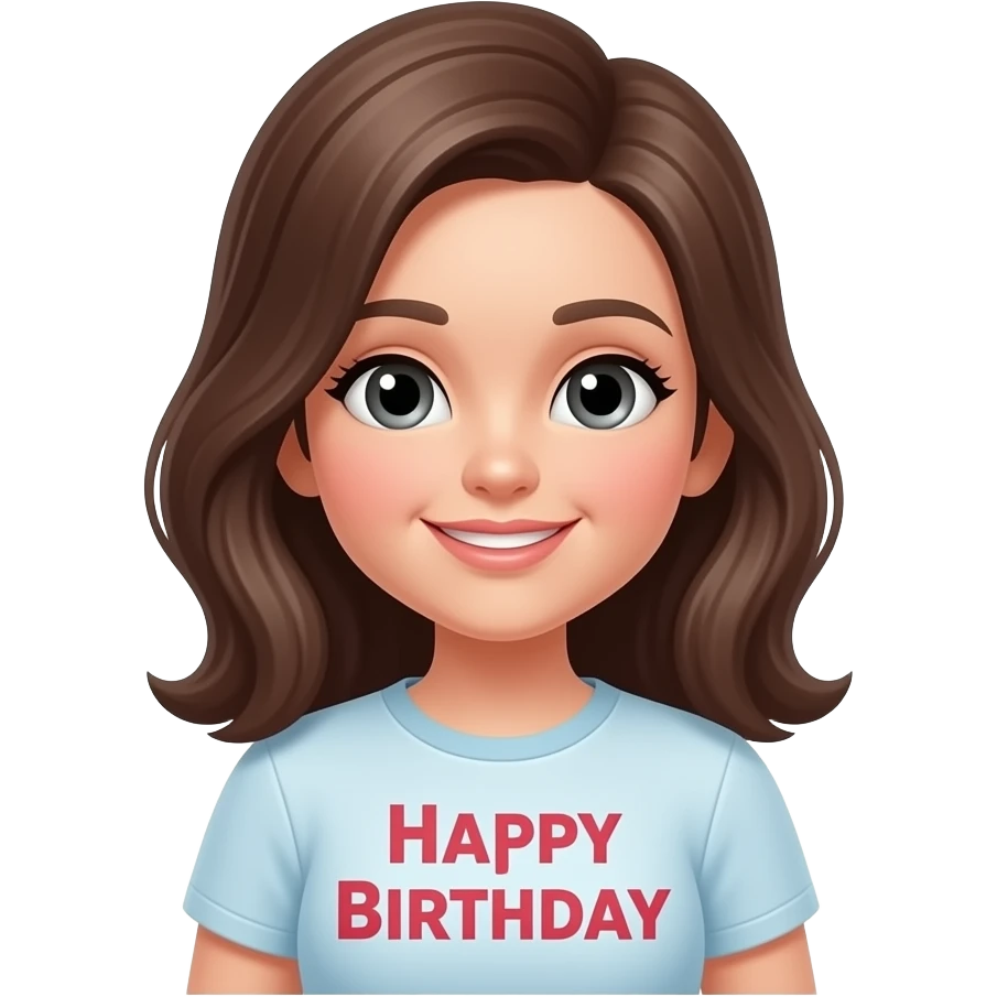 HAPPY BIRTHDAY BEST FRIEND GIRL SIGN emoji