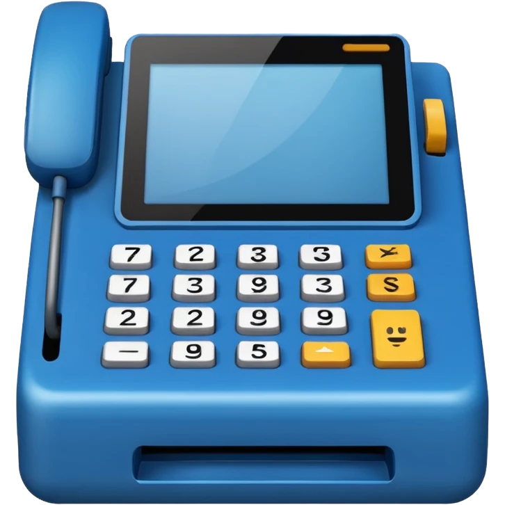  blue pos terminal emoji
