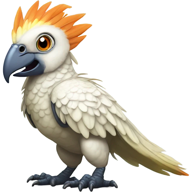 Cockatoo dinosaur  emoji