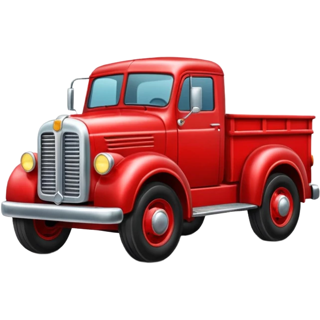red truck emoji