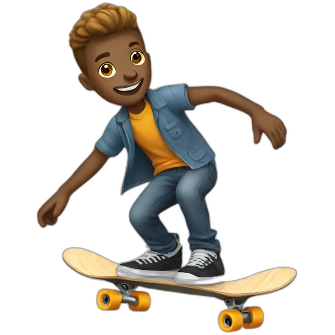 Skateboarding emoji