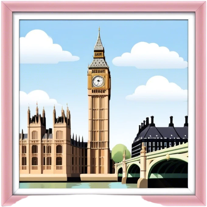 
pastel bigben emoji