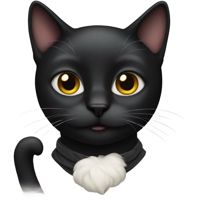 Black cat emoji