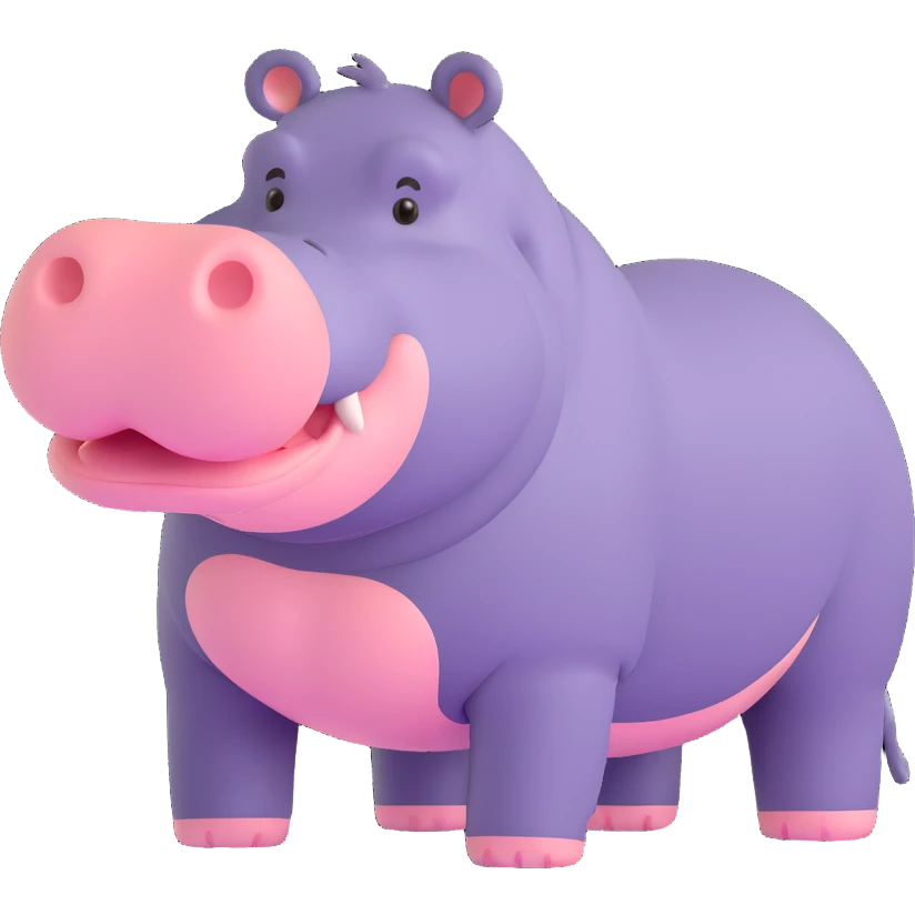 Hippo emoji