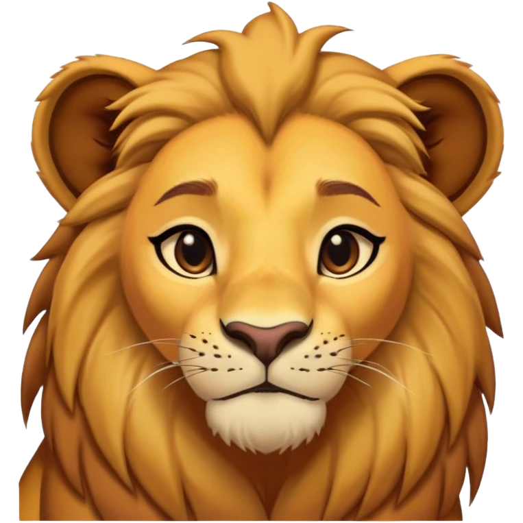 Sarabi ( the Lion King) without lion mane emoji
