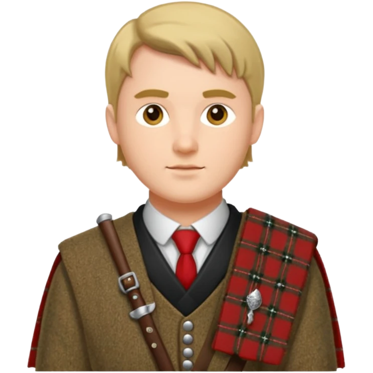  man wearing scottish traditional clothes emoji