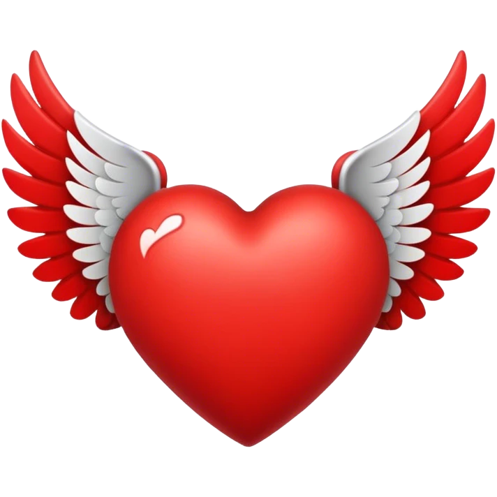 Heart with wings  emoji