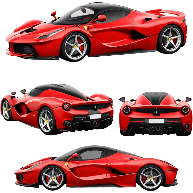 Ferrari LaFerrari - Ferrari (Model Year: 2022) (Iconic colour: Red) emoji