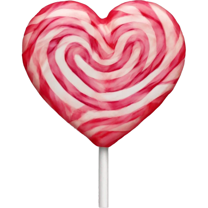 Lollipop heart emoji