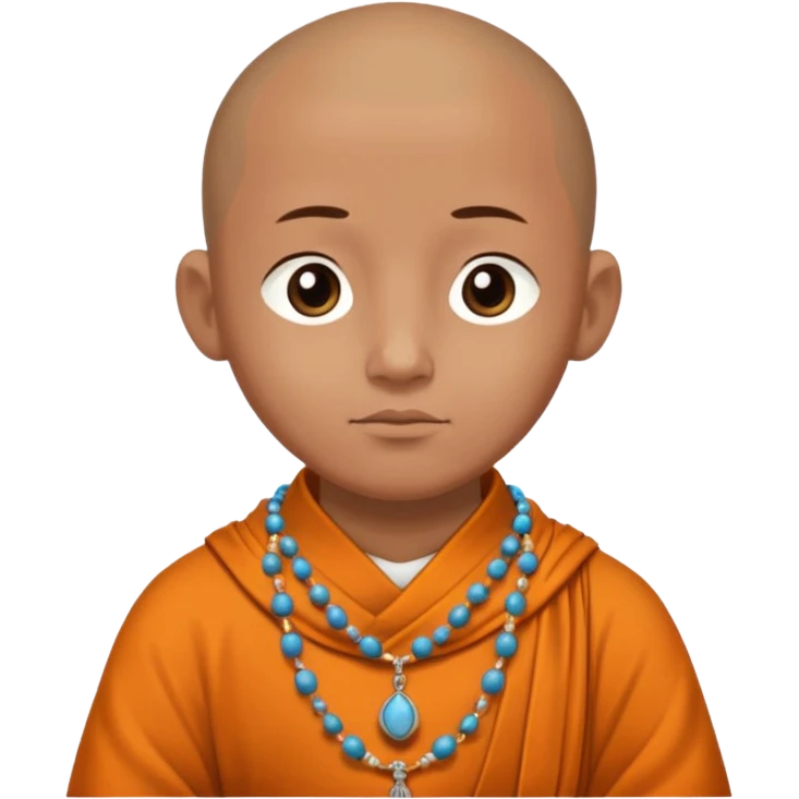  prayer beads monk emoji