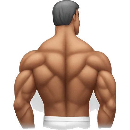 Muscles in back emoji