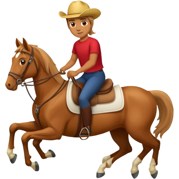 horse riding emoji