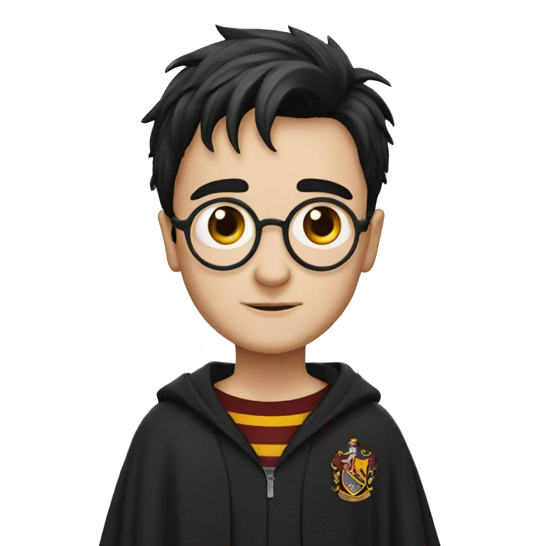 harry potter in harry potter with a scar emoji