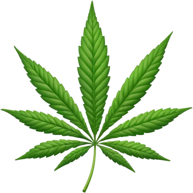 Hoja de la marihuana emoji emoji