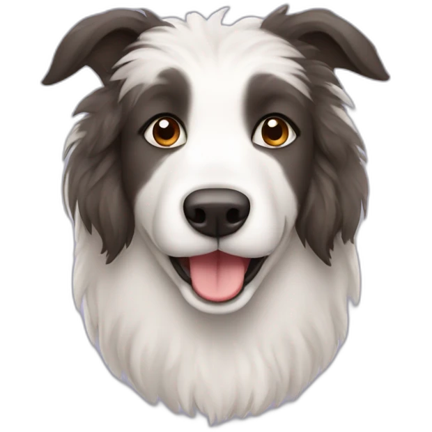 small female sheepdog emoji