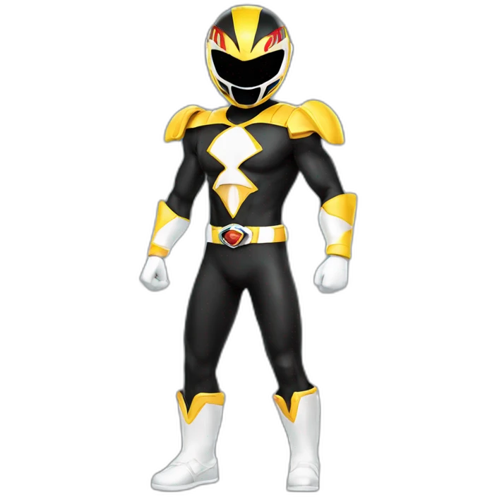 black power ranger full body emoji