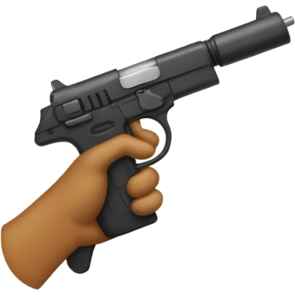 Cat with gun emoji
