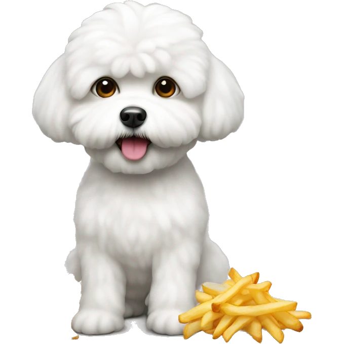 Bichon fries emoji