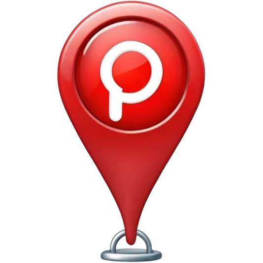 red location pin emoji