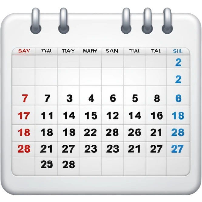 calender emoji