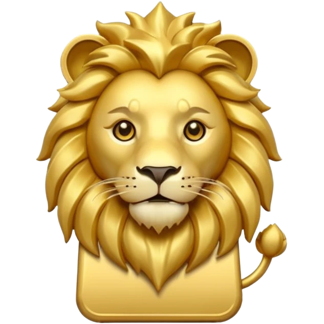Lion like iphone  emoji
