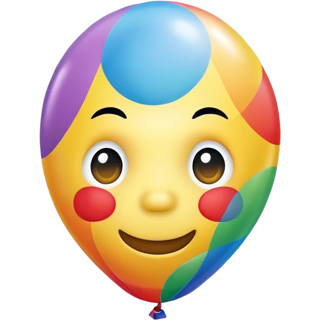 Balloon face emoji