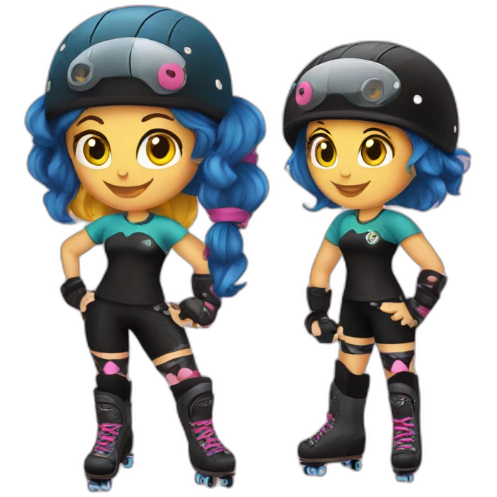 roller derby team emoji