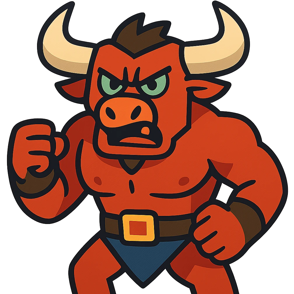 angry minotaur emoji