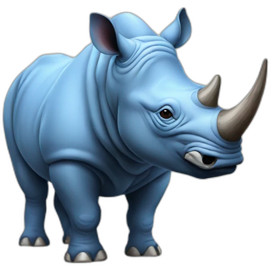 blue rhino emoji
