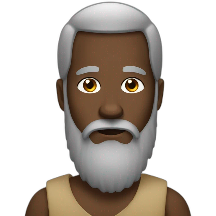 Moor with long beard emoji
