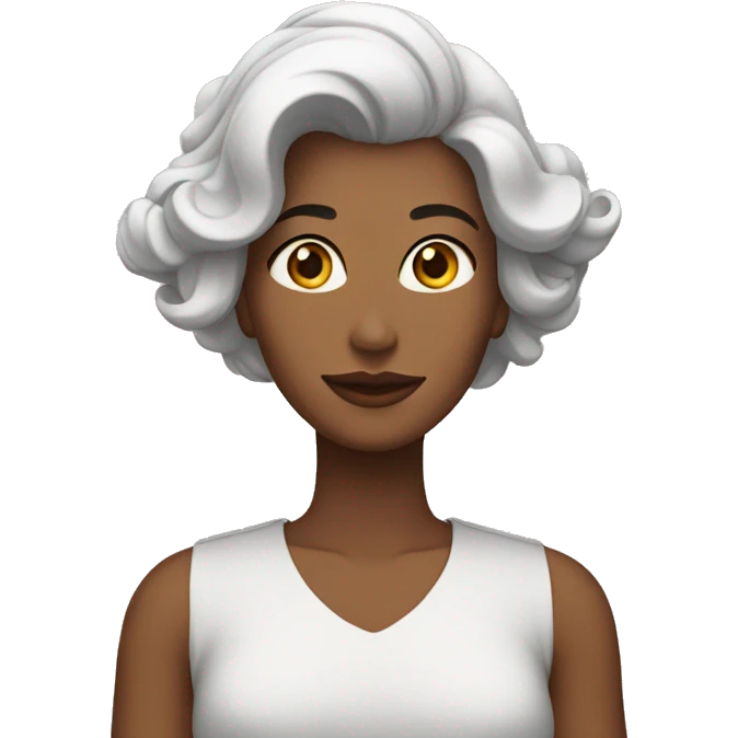 Femme sain a l’air  emoji