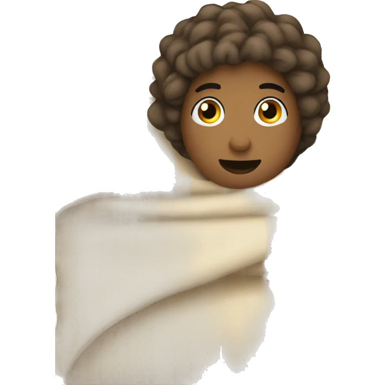 Beige blanket winter emoji