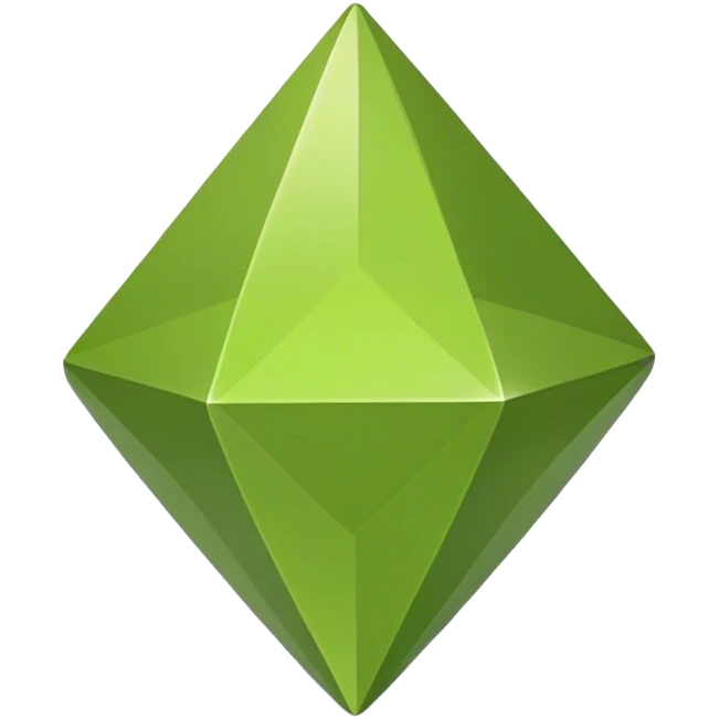  Olive color plumbob sims  emoji