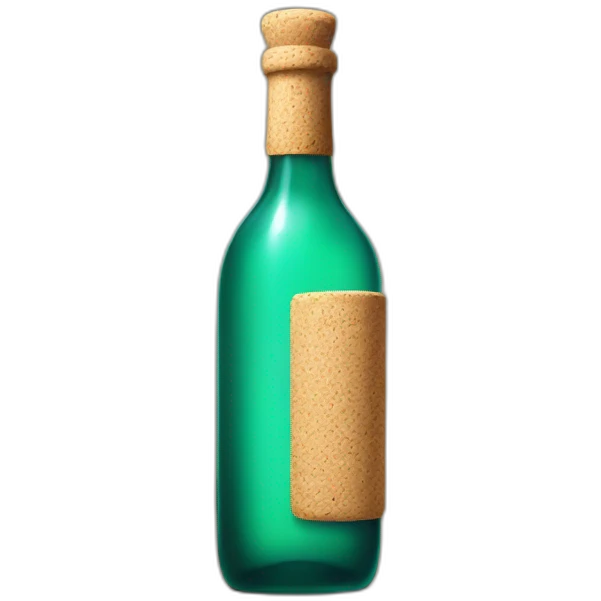 Bottle with Popping Cork emoji