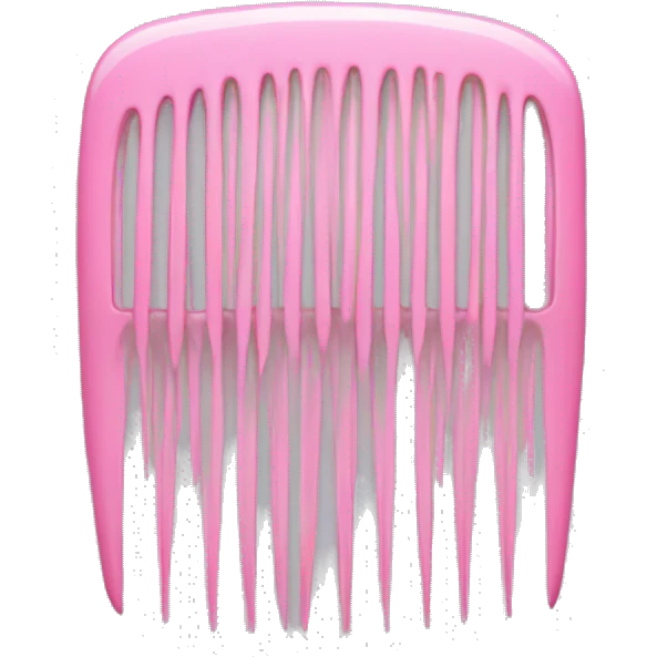 pastel pink comb emoji
