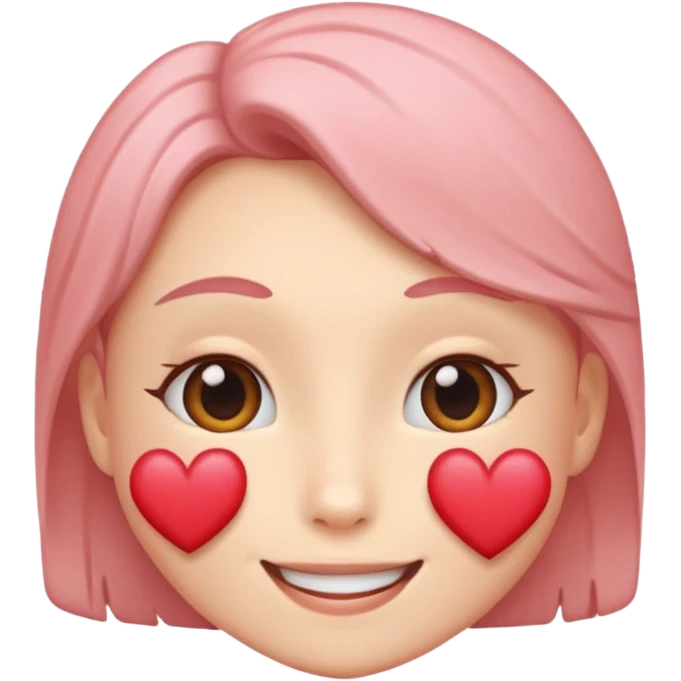 Un sourire avec un coeur ❤️ emoji