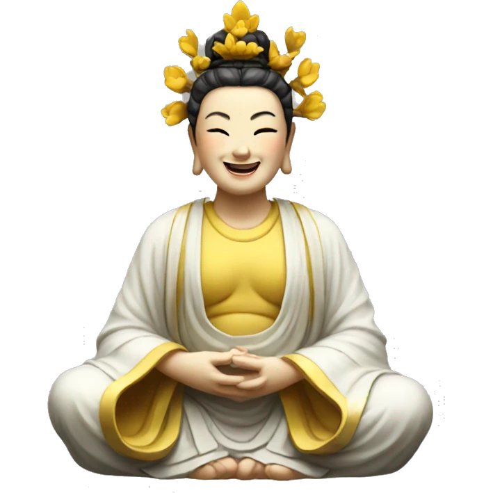 Guanyin smiling  emoji