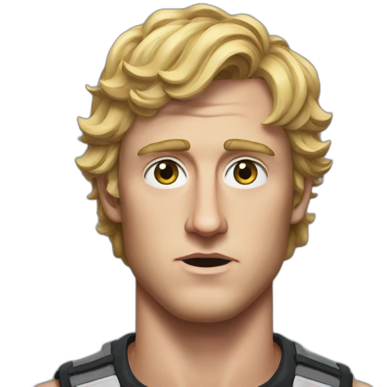 logan paul, serious emoji