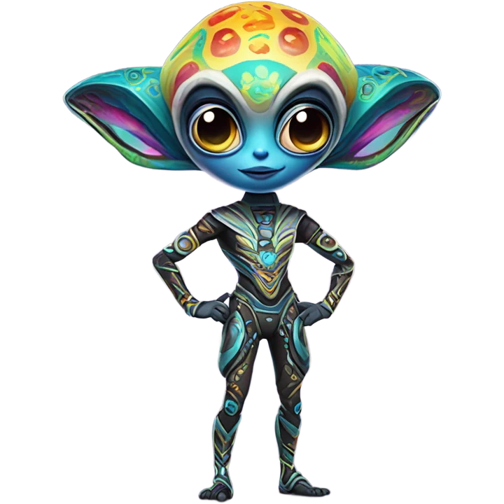 alien exotic dancer emoji