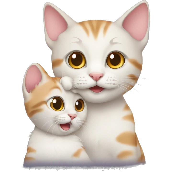 cat with kitten emoji