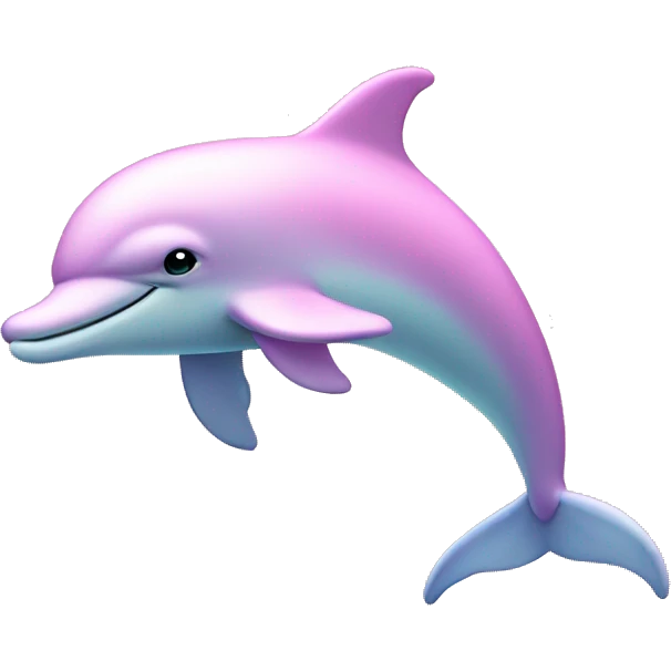 Pastel-pink-colors-dolphin emoji