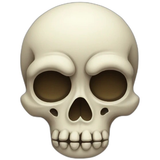 sad skull emoji